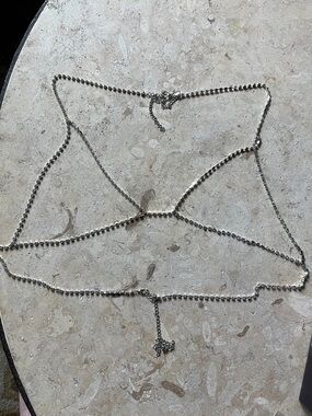 Delicate Sparkly Body Chain for Women